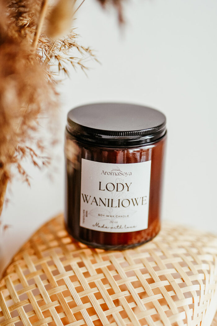 świeca lody waniliowe