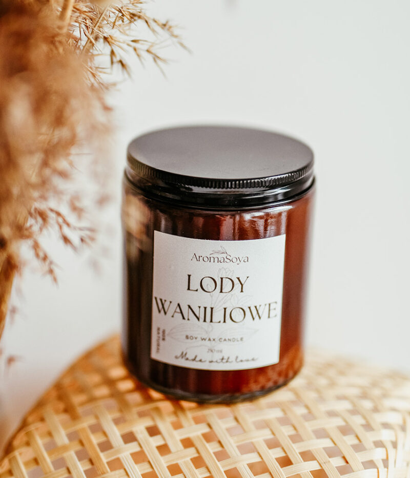 świeca lody waniliowe