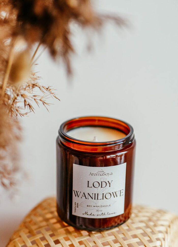 świeca lody waniliowe